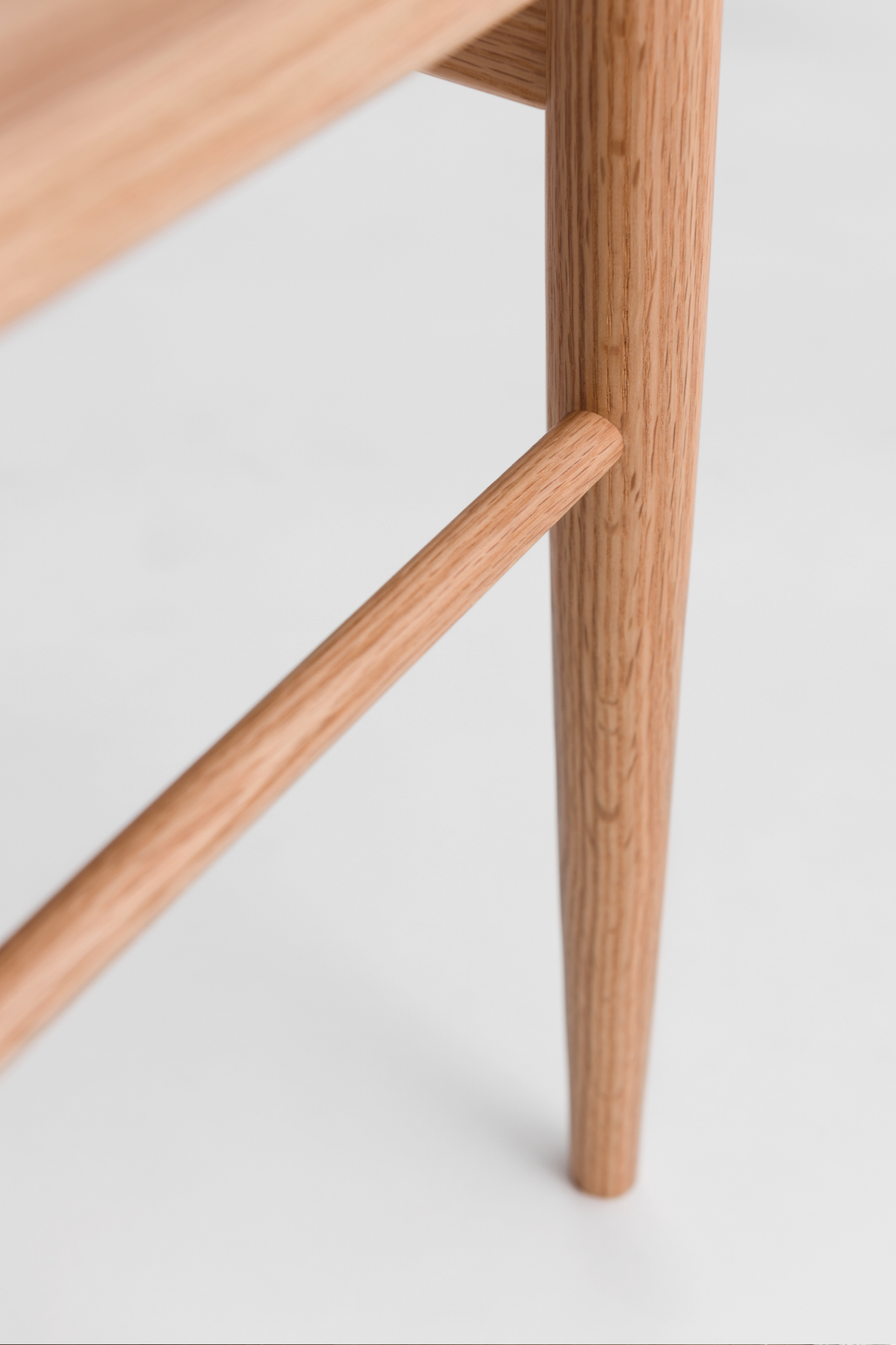 Outline Chair | Upholstered Seat and Wood Back