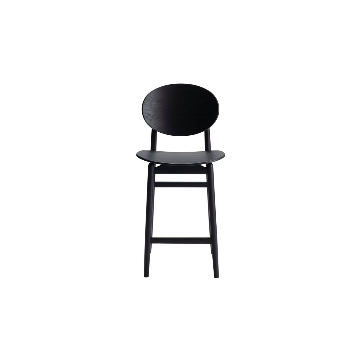Outline Stool | Wood Seat & Back